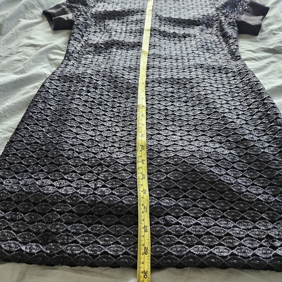 Diane Von Furstenberg new cindy lace dress 10 metallic - Picture 15 of 16
